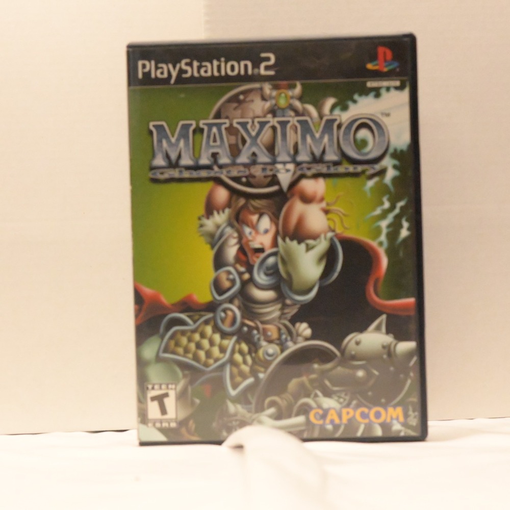 Maximo Ghosts to Glory CIB Sony PS2 Complete w/ Case Manual Disc